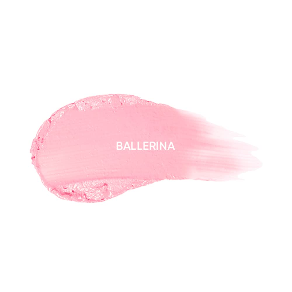 Amuse Seoul Dew Balm 01 Ballerina texture-melt close-up shows a smooth, non sticky finish.