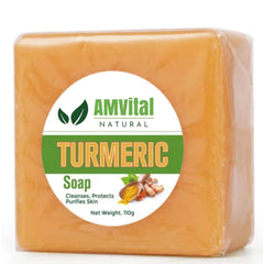 AMVital Turmeric Soap Bar Natural Formula—gentle ingredients for everyday use.
