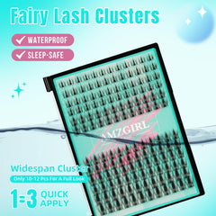 AMZGIRL LASH application photo with tweezers demonstrating precise placement benefit