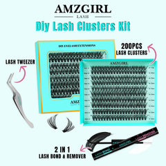 AMZGIRL curved tweezers provide precise lash placement