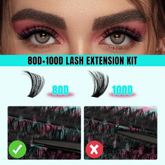 AMZGIRL LASH bond and seal bottles displayed for secure hold