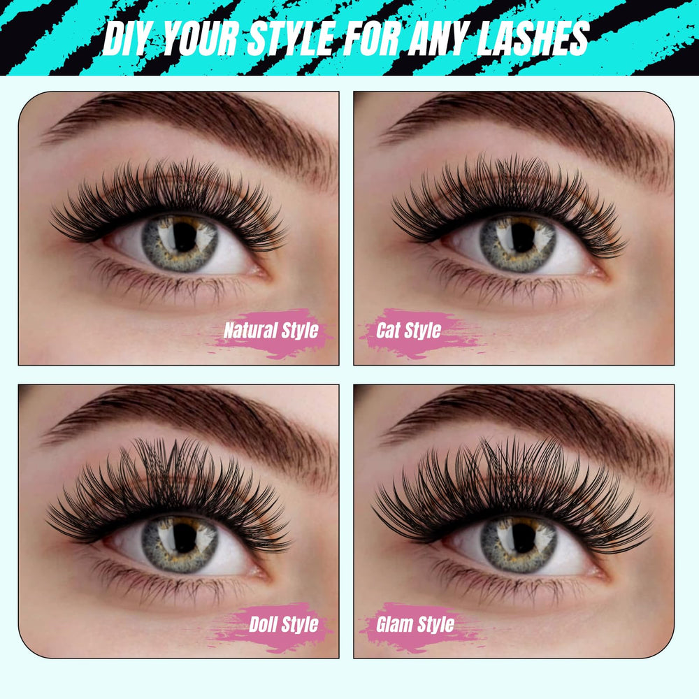 AMZGIRL LASH diy lash extensions setup ready for practice