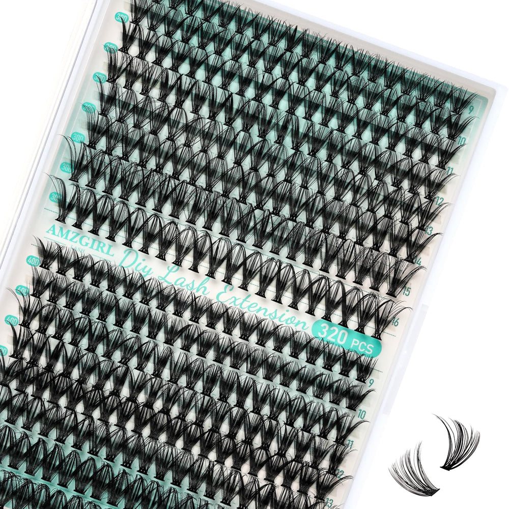 AMZGIRL LASH front packaging showing kit contents and styling benefit