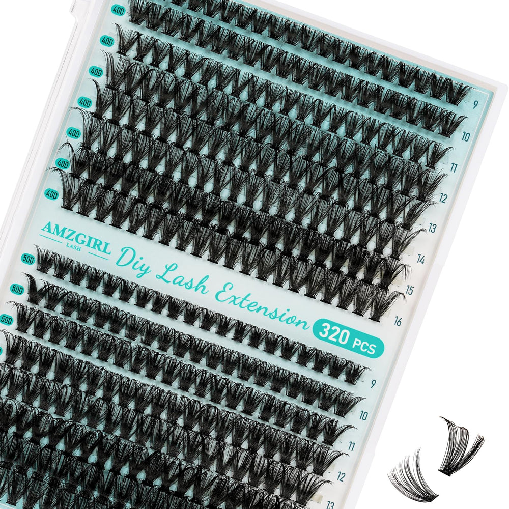 AMZGIRL LASH front packaging showing kit contents and benefit of all-in-one convenience