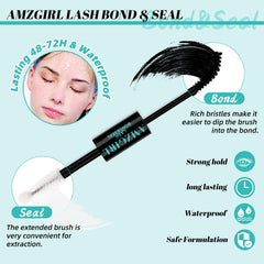 AMZGIRL LASH applicator and tweezers demonstrating precise placement