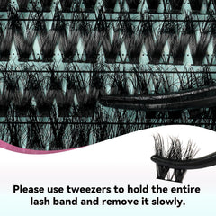 AMZGIRL LASH at-home setup with complete DIY lash kit