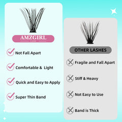 AMZGIRL LASH bond and seal bottles highlighting stronger hold advantage