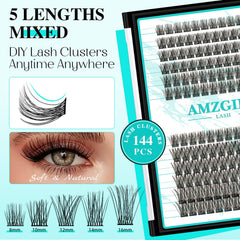 AMZGIRL LASH close-up of lash fibers highlighting soft texture and natural finish