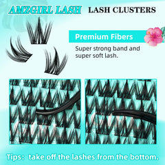AMZGIRL LASH ultra-thin wide band close-up for seamless blending