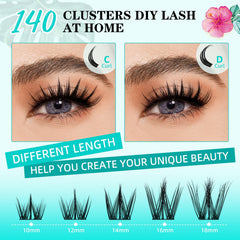 AMZGIRL LASH clusters held in hand showing size and reuse convenience