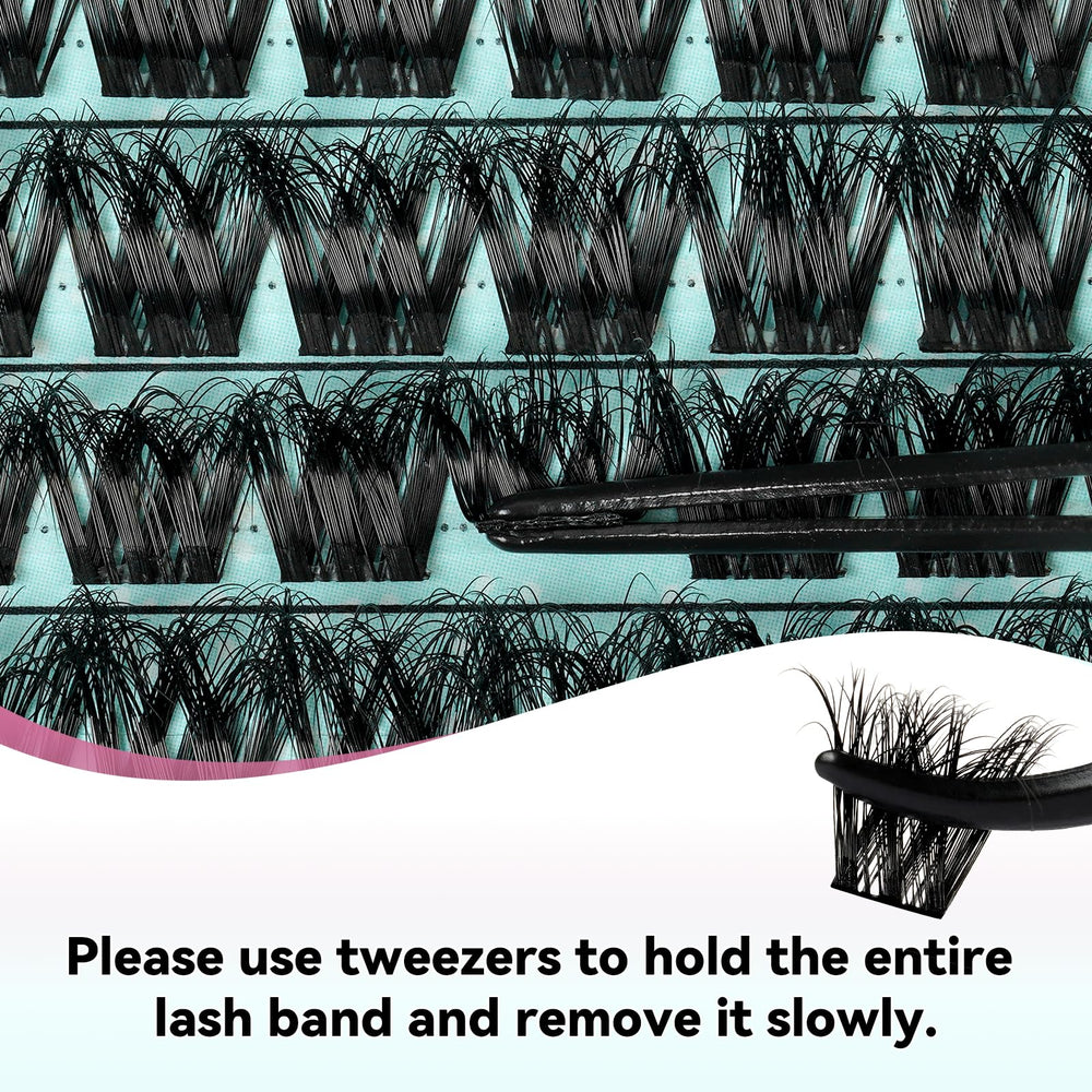 AMZGIRL LASH clusters kit 10–18mm set with mixed lengths