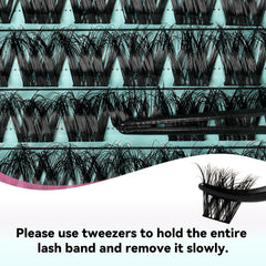 AMZGIRL LASH clusters kit 10–18mm set with mixed lengths