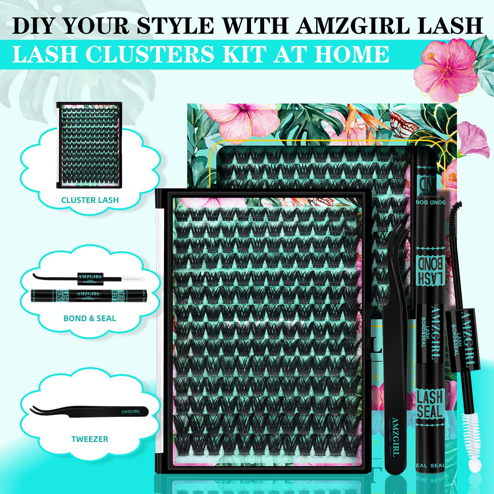 AMZGIRL LASH bonding seal provides secure hold and water resistance.