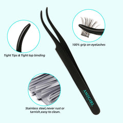 AMZGIRL LASH Daybreak DIY kit guide aiding simple step-by-step application.