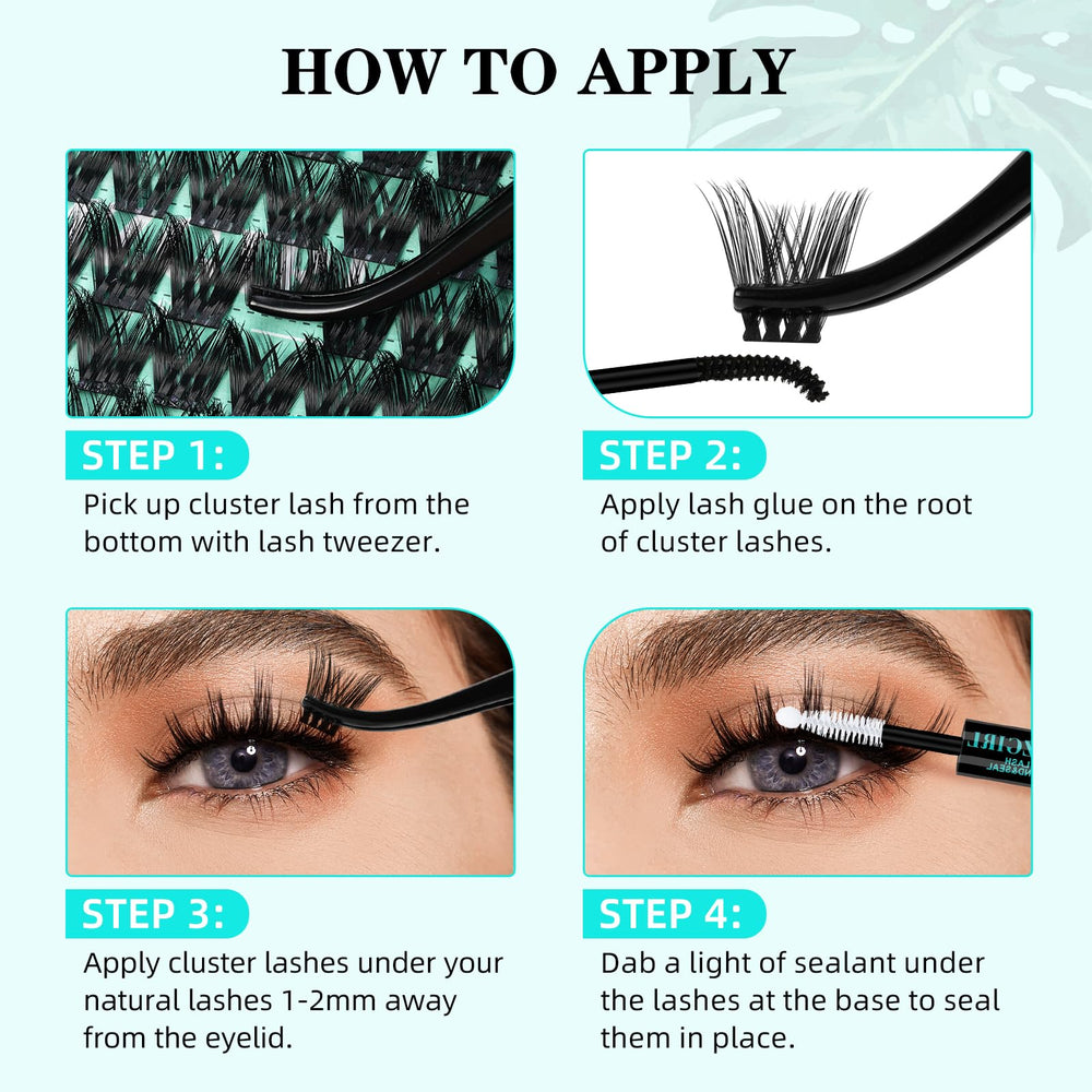 AMZGIRL LASH durable handmade clusters offer reusable wear and long-lasting charm.