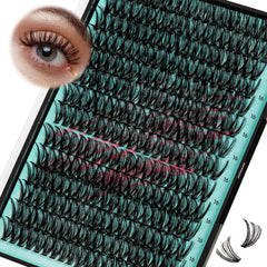 AMZGIRL LASH front tray showing 280 cluster placement and neat packaging benefit of organization