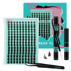 AMZGIRL LASH 160pcs lash clusters kit for at-home dramatic eye looks
