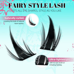 AMZGIRL LASH comparison of 10–18mm clusters showing customizable lengths
