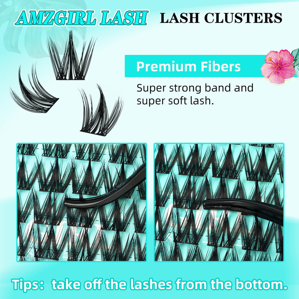 AMZGIRL LASH close-up of soft shape-memory fibers highlighting lightweight comfort