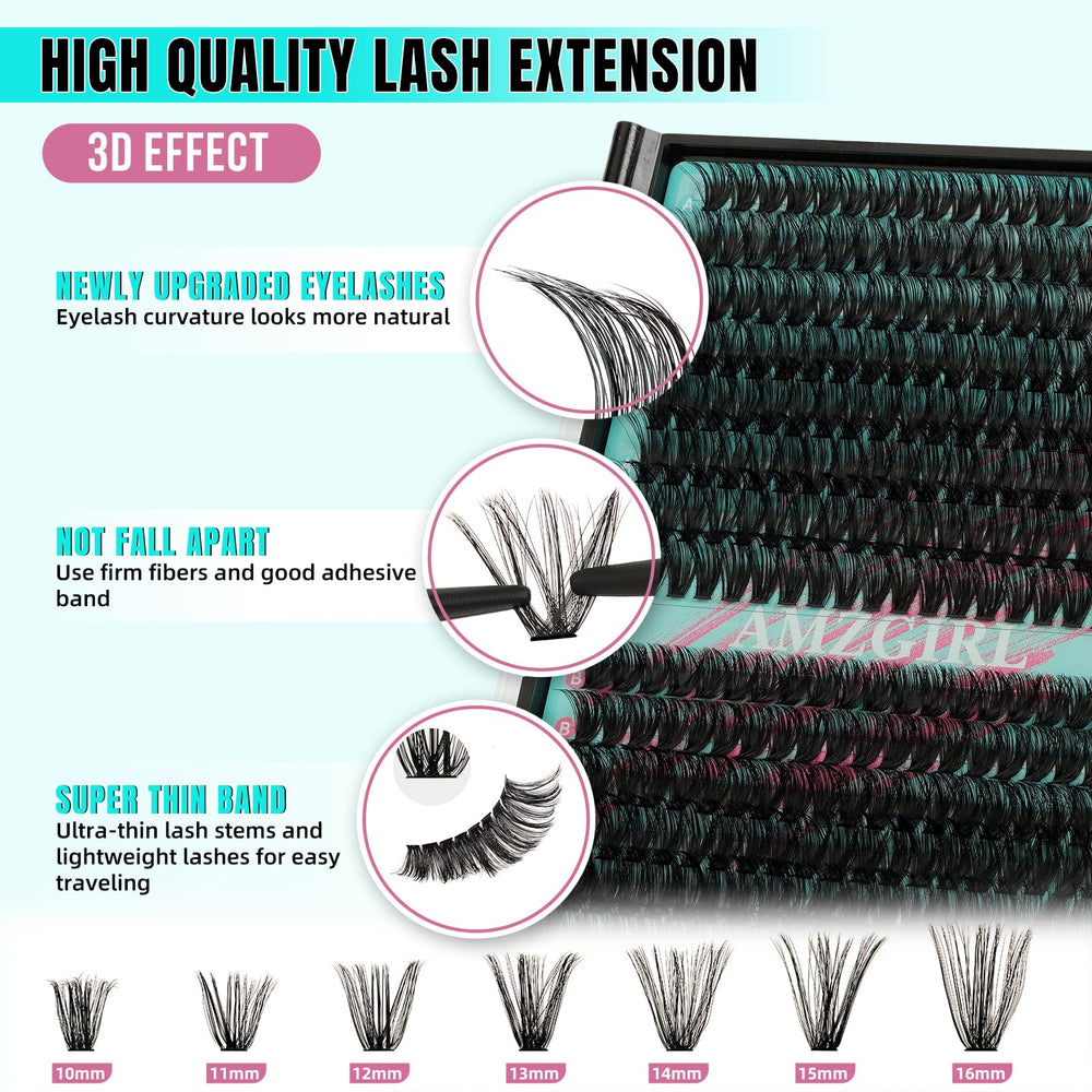 AMZGIRL LASH precision tweezers and applicator, aids accurate placement