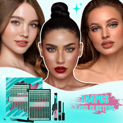 AMZGIRL kit on a makeup desk illustrating tools for cosplay-ready lashes