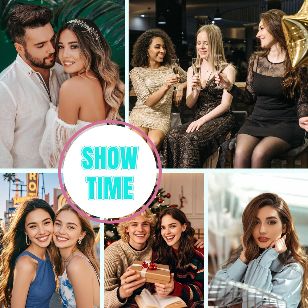AMZGIRL lifestyle shot at event highlighting long-lasting flattering lash volume