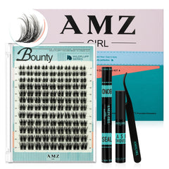 AMZGIRL LASH front packaging showing full WildFluff kit benefits