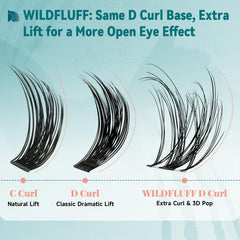 AMZGIRL LASH transparent band close-up for invisible blend and comfortable wear