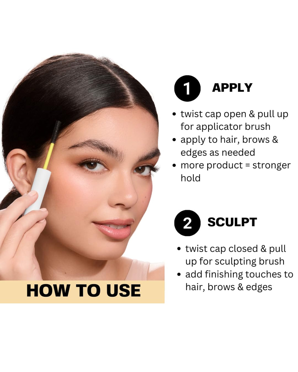 Anagram Beauty Mane Stage edge-control detailing sleek, polished edge lines