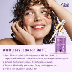 ANAI RUI niacinamide serum ingredients highlight brightening and barrier support