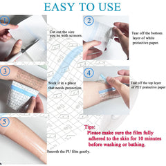 ANAMPION waterproof bandage sticks well and stays on for hours