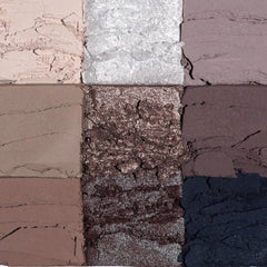 Anastasia Beverly Hills Haze Mini Eyeshadow Palette close-up of metallics for shimmer accents.