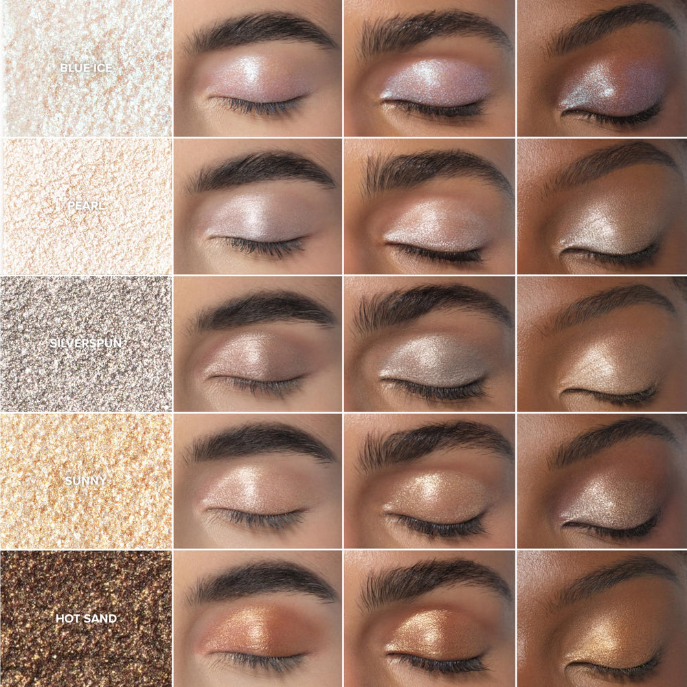 GLIDR Shadow Stick Silverspun used as eyeshadow, liner, or highlight.