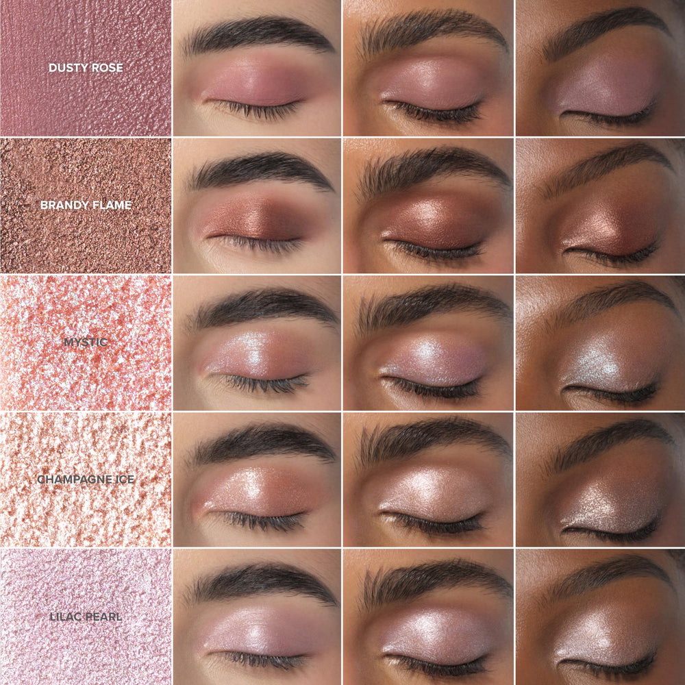 One-swipe color from Anastasia GLIDR Shadow Stick Brandy Flame for bold eyes