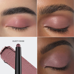 Anastasia GLIDR Shadow Stick Dusty Rose swatch for quick, high-impact eye looks.