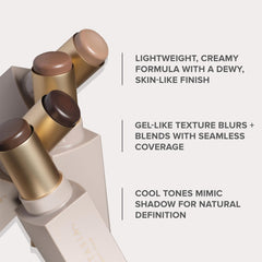 Anastasia Beverly Hills Smooth Blur Contour Stick delivers long-wear color with a no-slip grip.