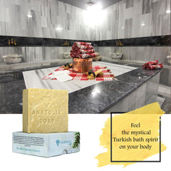 Anatolia Soap 5 oz big bar ready for long-lasting use.