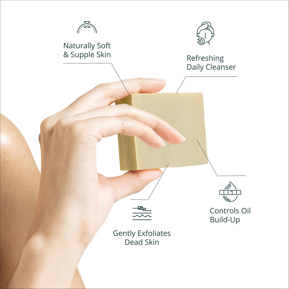 AnatoliaDaphne goat milk soap bar for body cleansing, soft skin.