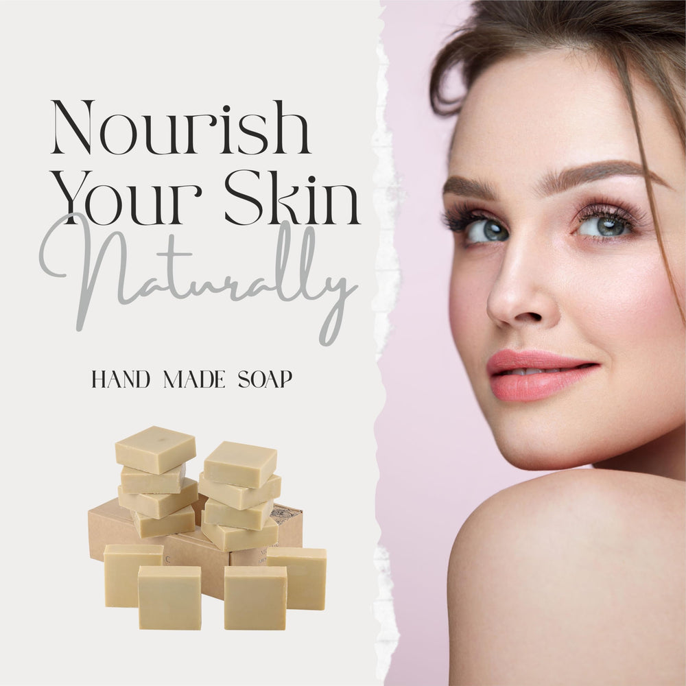 AnatoliaDaphne goat milk soap bar for daily face cleansing.