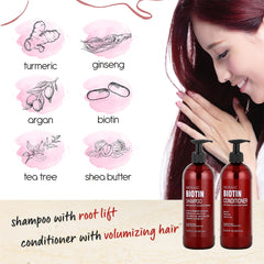 AnatoliaDaphne Biotin Volumizing Conditioner bottle pour for smoother strands