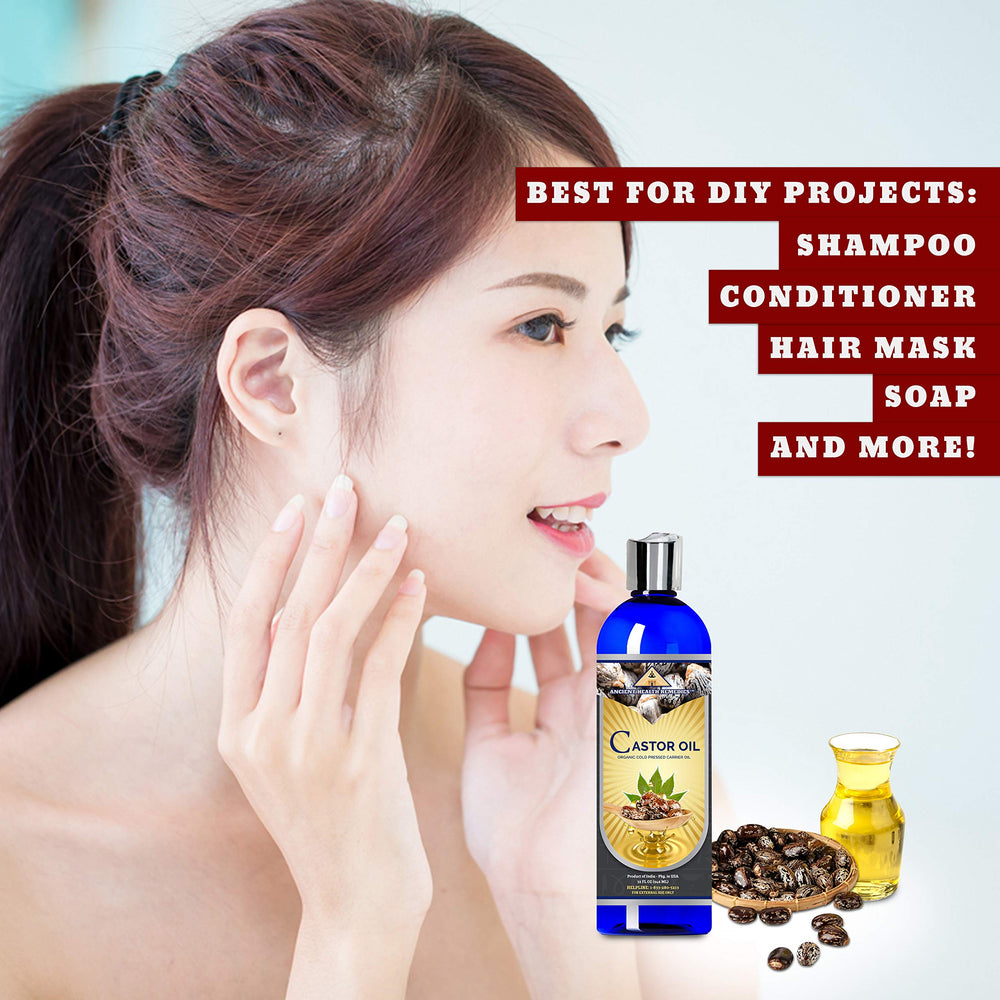 ANCIENT HEALTH REMEDIES castor oil supports lash care routine