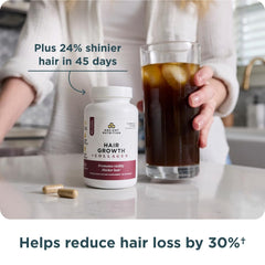 Ancient Nutrition solubilized keratin close-up highlighting hair strength