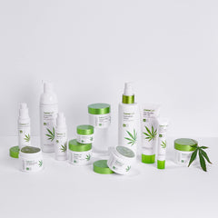 Andalou Naturals CannaCell serum-application guides daily use for refreshed skin.