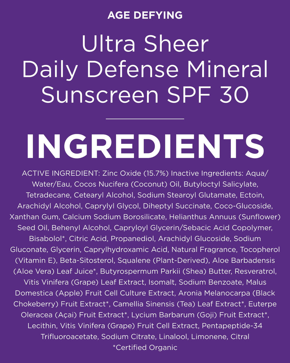 Andalou Naturals packaging close-up highlighting sustainable, clean ingredient standards.