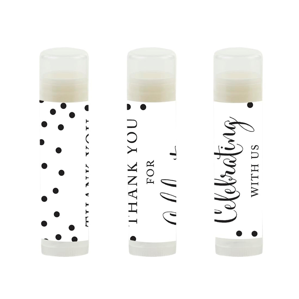 Close-up of Andaz Press lip balm with label and smooth texture for guests.