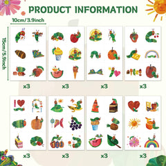 Andi Cppss Hungry Insects tattoos designs on a sheet for classroom rewards