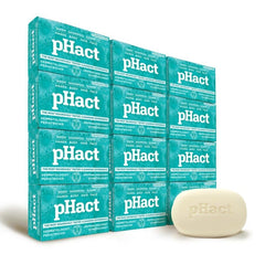 Andrew Lessman pHact cleansing bar close-up texture highlights mild, plant-based formula for sensitive skin