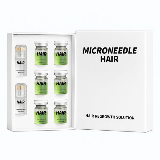 ANEFOSE Hair Regrowth System bottle front, suggesting thicker hair through advanced formula