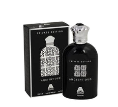 Anfar Ancient Oud Private Edition bottle front, ideal for evening wear.
