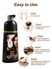 AngeRose Chestnut Brown 400ml bottle for multiple touch-ups.